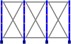 Bild von Kragarmregal einseitig, 3 Felder, Höhe 2000 mm, Armtiefe 400-700 mm